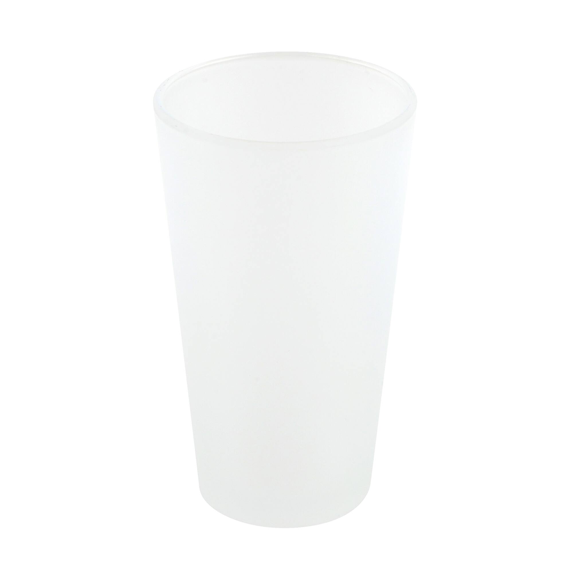 12 Pack: 16oz. Frosted Glass Sublimation Tumbler by Make Market®